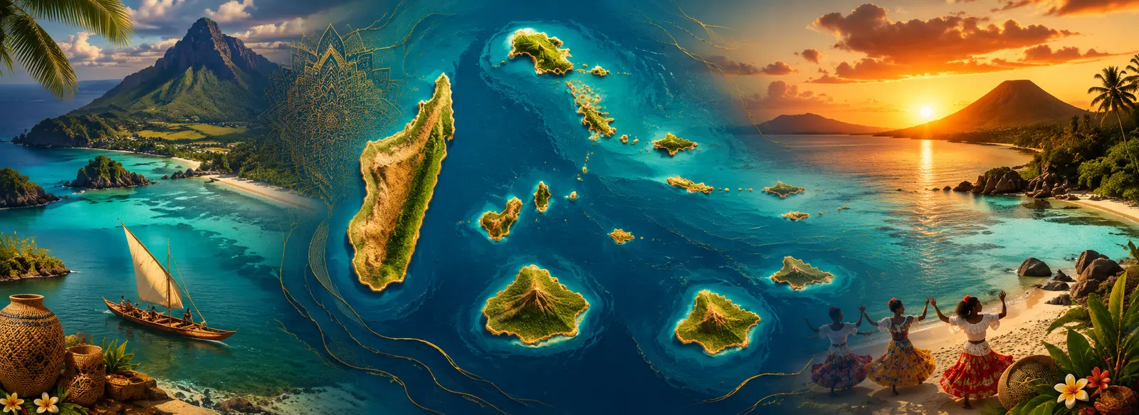 Illustration Océan Indien